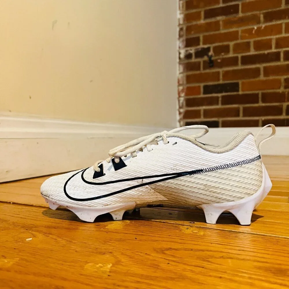 Nike Vapor Edge Speed 360 2 Football White Navy Blue FJ1582-140 Men’s Size 9